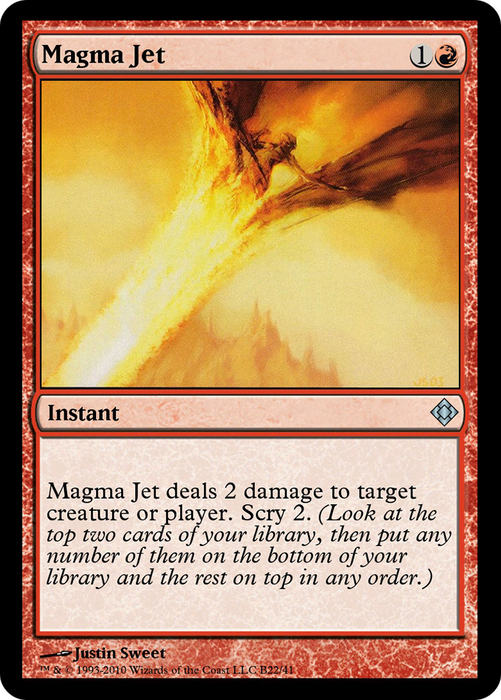 Magma Jet (TD0-B22) - uncommon