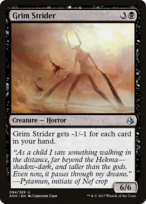 Grim Strider (AKH-094) - uncommon - Foil