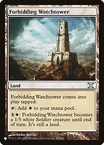 Forbidding Watchtower (LIST-10E-352) - uncommon