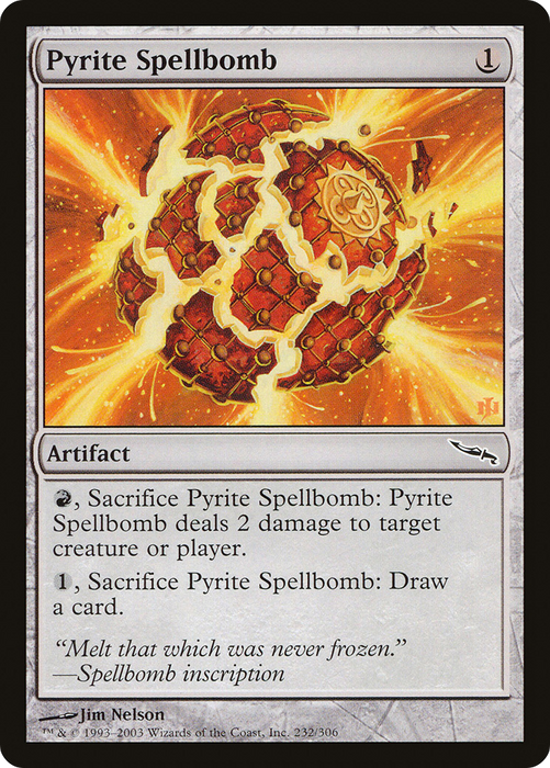 Pyrite Spellbomb (MRD-232) - common - Foil
