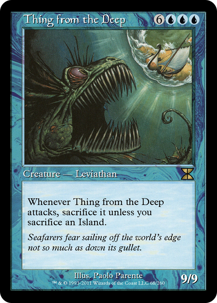 Thing from the Deep (ME4-068) - rare - Foil