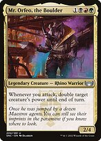 Mr. Orfeo, the Boulder (SNC-204) - uncommon