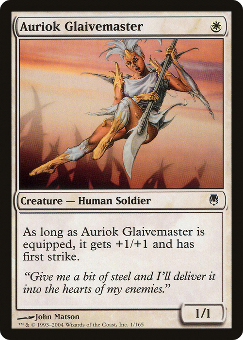 Auriok Glaivemaster (DST-001) - common - Foil