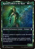 Renata, Called to the Hunt (THB-267) - uncommon: (enchantment, Showcase) - Foil