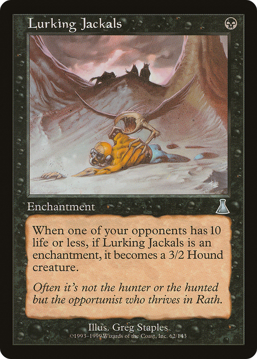 Lurking Jackals (UDS-062) - uncommon - Foil