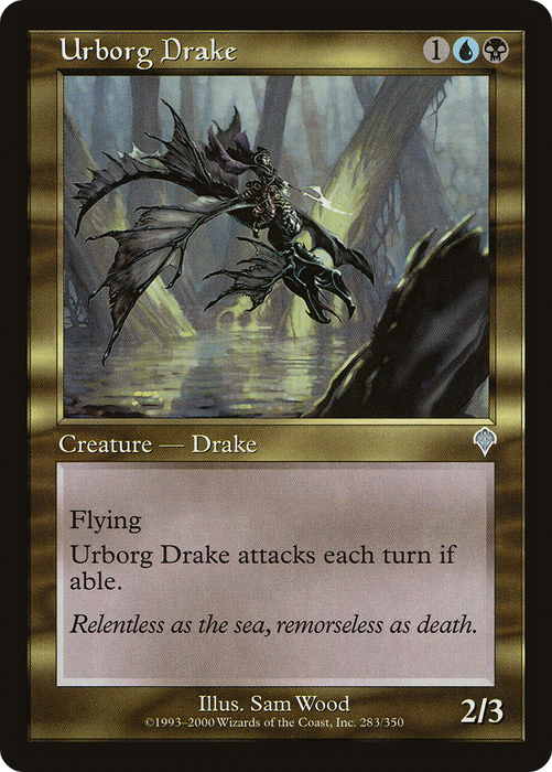 Urborg Drake (INV-283) - uncommon - Foil