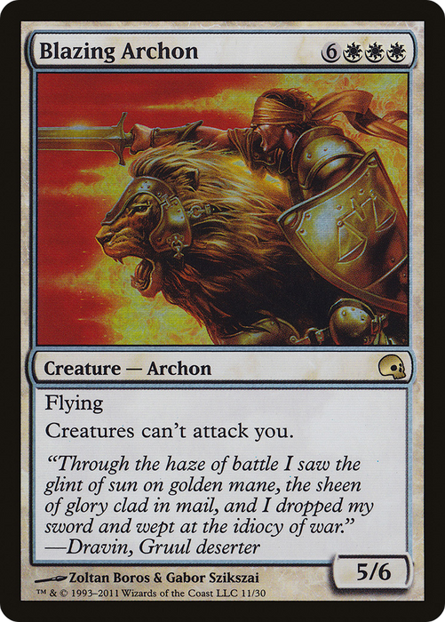 Blazing Archon (GRV-011) - rare - Foil