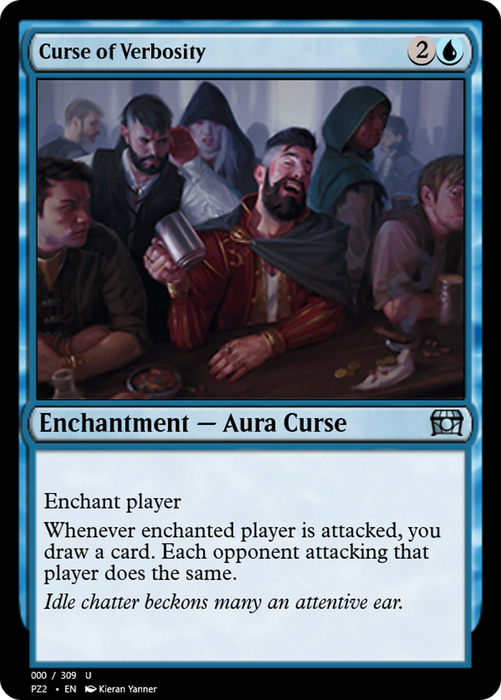 Curse of Verbosity (PZ2-65767) - uncommon - Foil