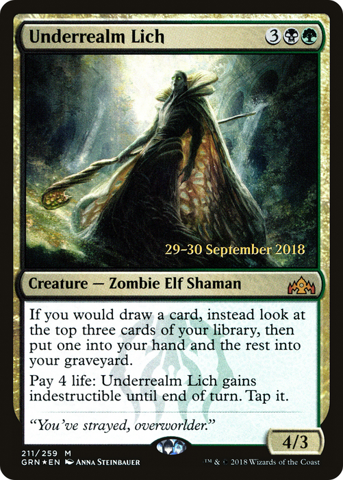 Underrealm Lich (PRE-211S) - mythic - Foil