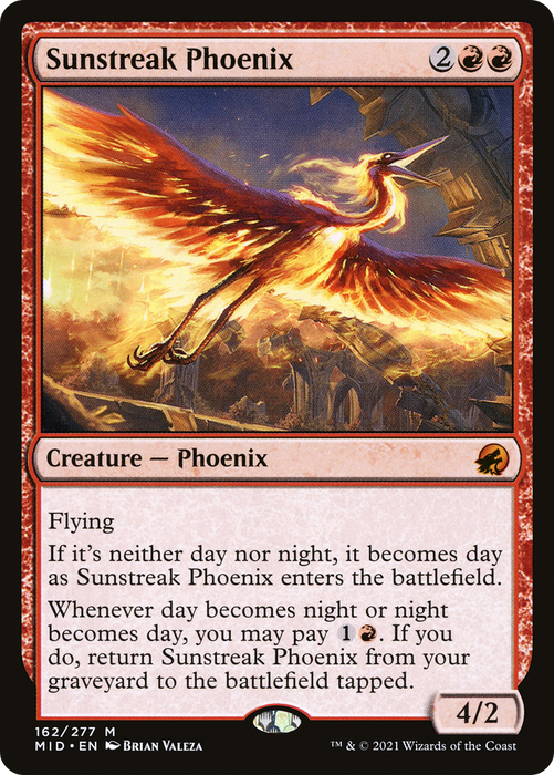 Sunstreak Phoenix (MID-162) - mythic