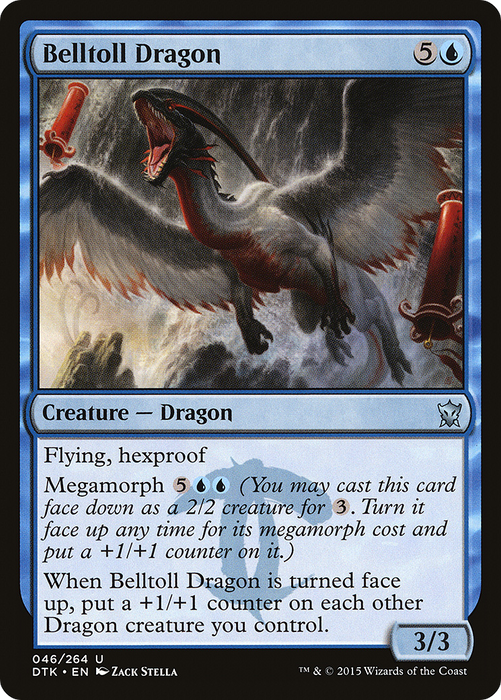 Belltoll Dragon (DTK-046) - uncommon - Foil