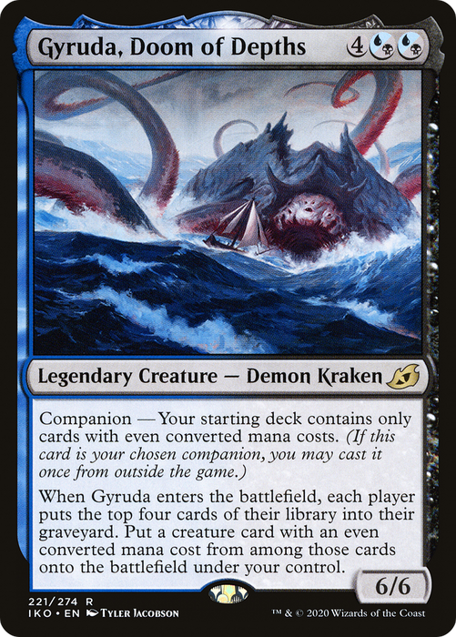 Gyruda, Doom of Depths (IKO-221) - rare: (companion)