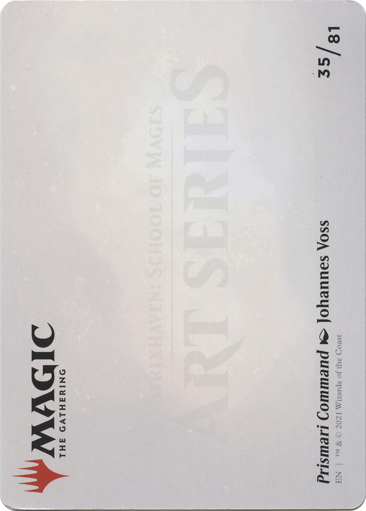 Prismari Command // Prismari Command (ASTX-035) - common (Borderless) - Foil