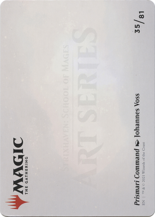 Prismari Command // Prismari Command (ASTX-035) - common (Borderless) - Foil