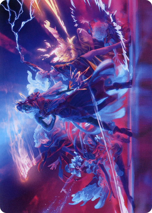 Prismari Command // Prismari Command (ASTX-035) - common (Borderless) - Foil