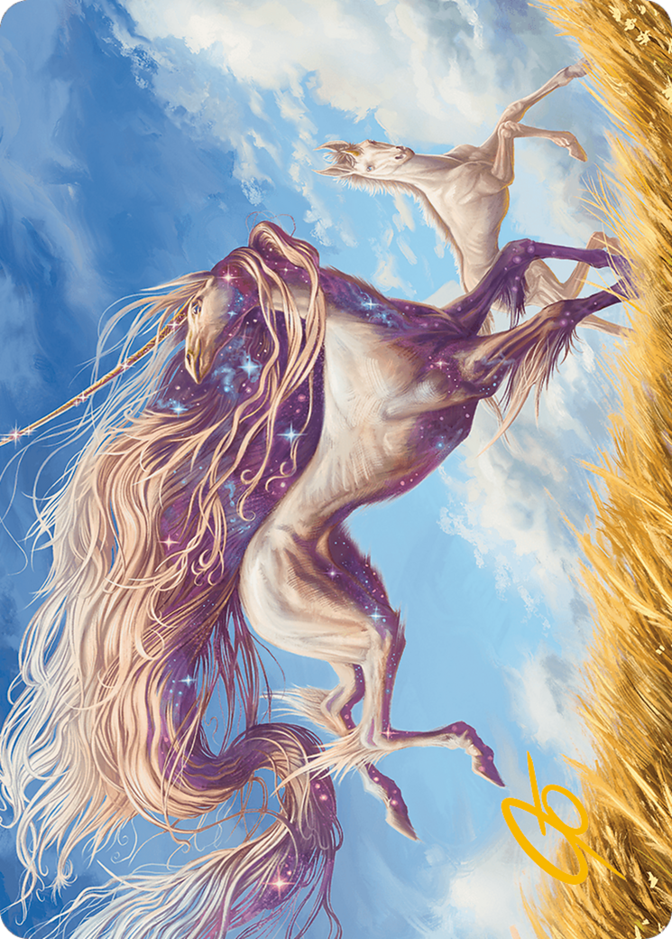 Nyxborn Unicorn // Nyxborn Unicorn (AMH3-001) - common (Borderless)