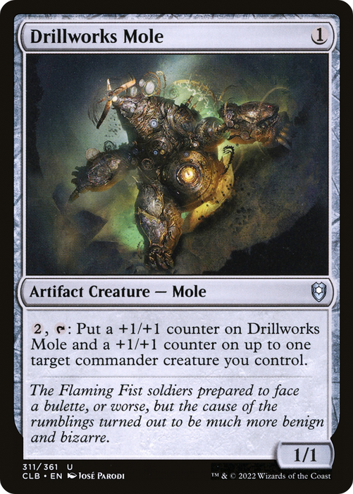 Drillworks Mole (CLB-311) - uncommon - Foil