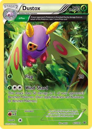 Dustox (8 Delta) (008/108) - XRS  - Rare - Reverse Holofoil