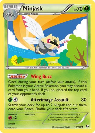 Ninjask (010/108) - XRS  - Uncommon