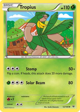 Tropius (012) - XRS  - Uncommon