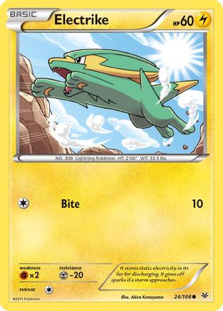 Electrike (024/108) - XRS  - Common - Reverse Holofoil