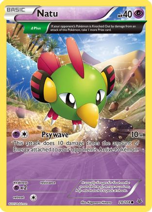 Natu (28 Delta) (028/108) - XRS  - Common - Reverse Holofoil