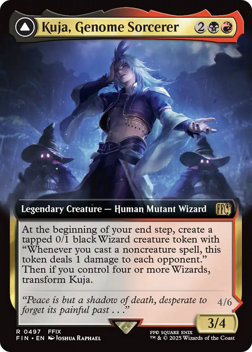 Kuja, Genome Sorcerer // Trance Kuja, Fate Defied (FIN-497) - rare: (Extended Art)