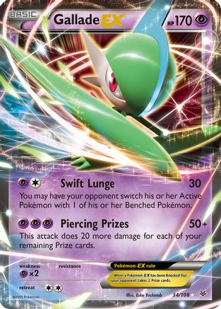Gallade EX (034/108) - XRS  - Ultra Rare - Holofoil
