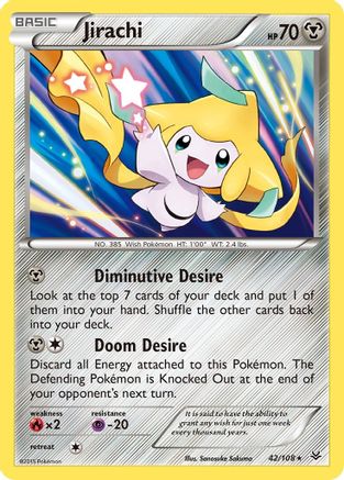 Jirachi (042/108) - XRS  - Holo Rare - Holofoil