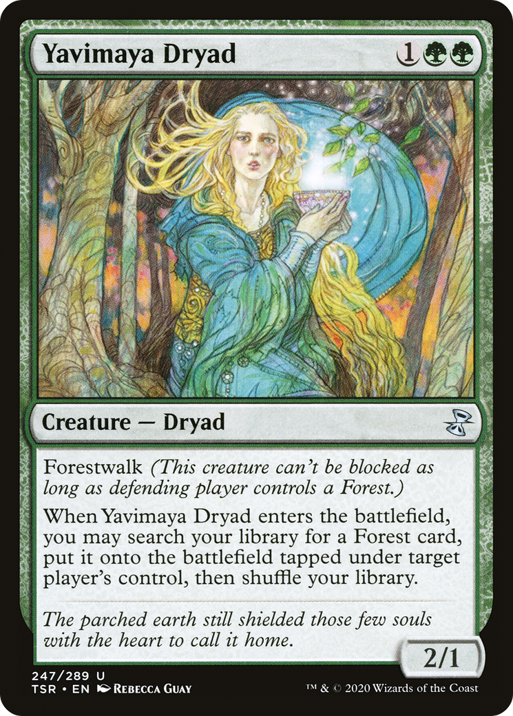 Yavimaya Dryad (TSR-247) - uncommon - Foil
