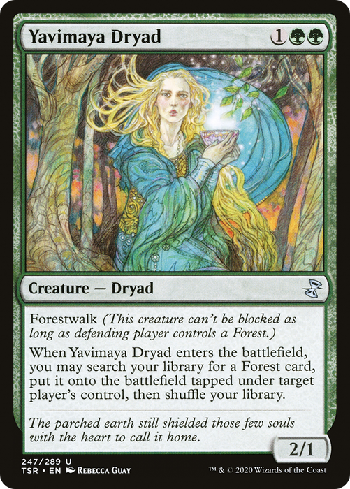 Yavimaya Dryad (TSR-247) - uncommon - Foil