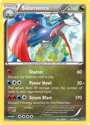 Salamence (057/108) - XRS  - Holo Rare - Holofoil