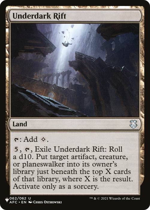 Underdark Rift (LIST-AFC-62) - uncommon