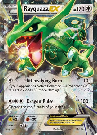 Rayquaza EX (75) (075/108) - XRS  - Ultra Rare - Holofoil