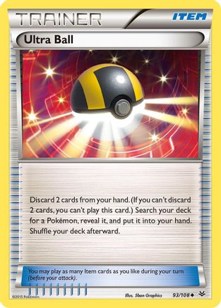 Ultra Ball (093/108) - XRS  - Uncommon - Reverse Holofoil