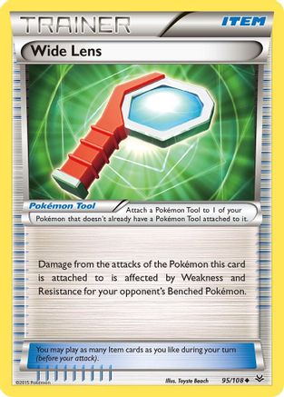 Wide Lens (095) - XRS  - Uncommon - Reverse Holofoil