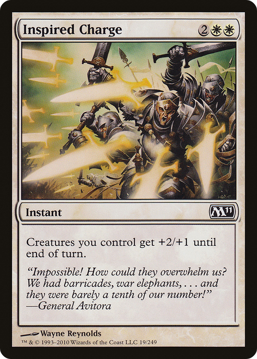 Inspired Charge (M11-019) - common - Foil