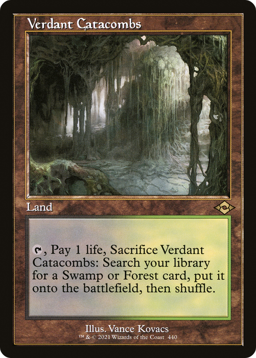 Verdant Catacombs (MH2-440) - rare - Foil
