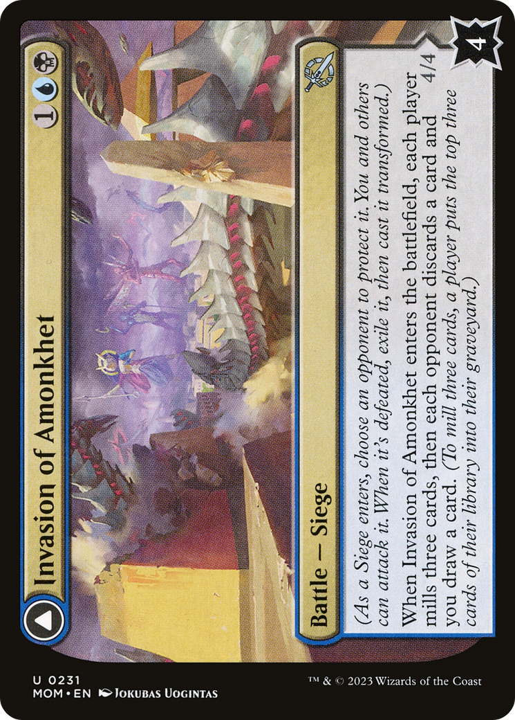 Invasion of Amonkhet // Lazotep Convert (MOM-231) - uncommon - Foil