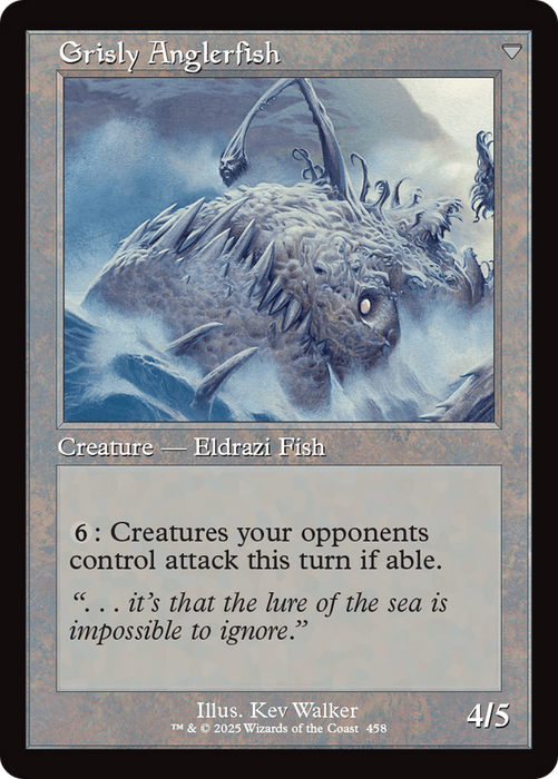 Grizzled Angler // Grisly Anglerfish (INR-458) - uncommon - Foil