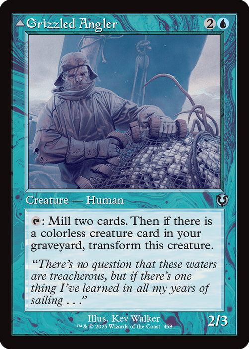 Grizzled Angler // Grisly Anglerfish (INR-458) - uncommon - Foil