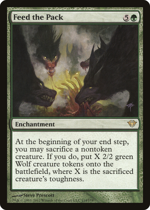 Feed the Pack (DKA-114) - rare - Foil