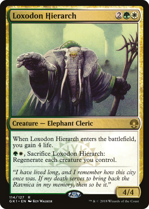 Loxodon Hierarch (GR1-114) - rare