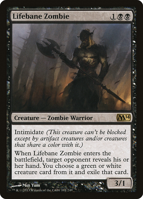 Lifebane Zombie (M14-101) - rare