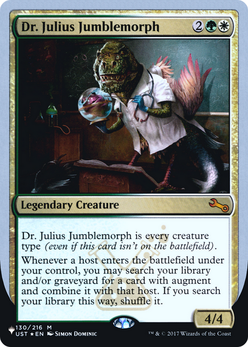 Dr. Julius Jumblemorph (LIST-046) - mythic - Foil