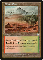 Shivan Oasis (INV-327) - uncommon