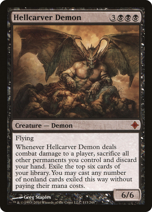 Hellcarver Demon (ROE-113) - mythic - Foil