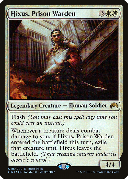 Hixus, Prison Warden (UMP-019) - rare - Foil