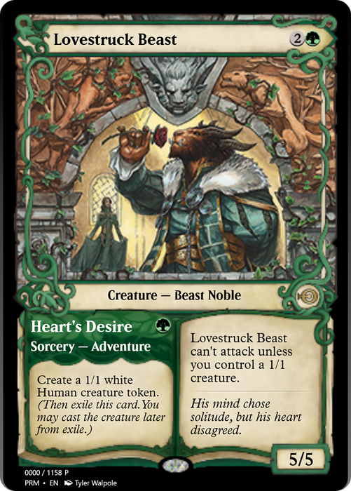 Lovestruck Beast // Heart's Desire (PRM-78830) - rare - Foil