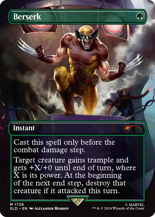 Berserk (SLD-1738) - mythic (Borderless) - Foil